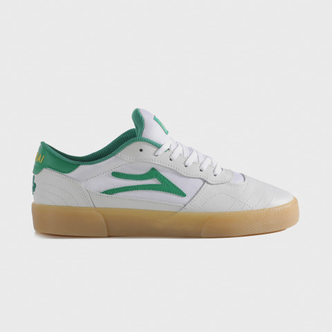 Кеды Lakai Cambridge White/Green Leather 10.5us Кеды Lakai Cambridge White/Green Leather 10.5us